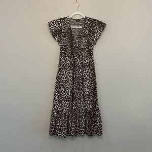 Rails Leopard Print Midi Dress